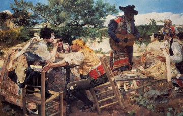  Sorolla Painting - Valencian Scene painter Joaquin Sorolla